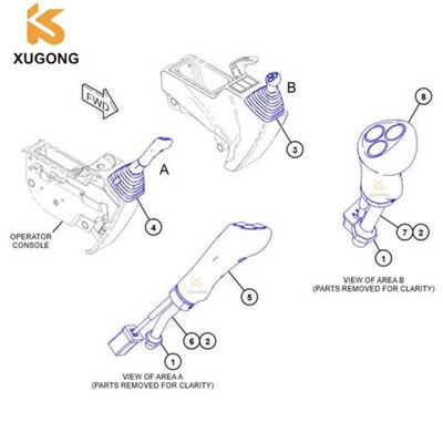 Excavator Handle Level Hydraulic Joystick Control 5268848 for CAT Excavator Parts